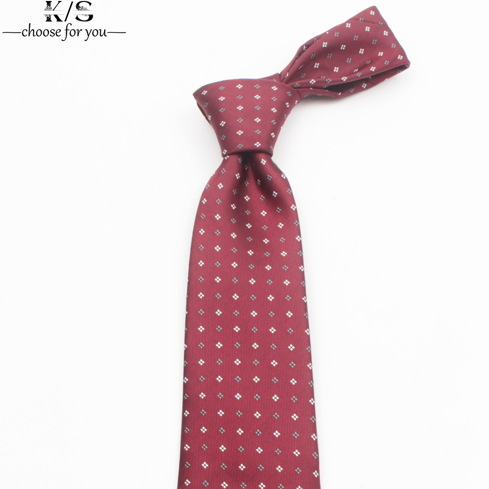 Men's Tie 8cm Stripe Dot Neckt - Men Formal Wear Shirts recension och pris
