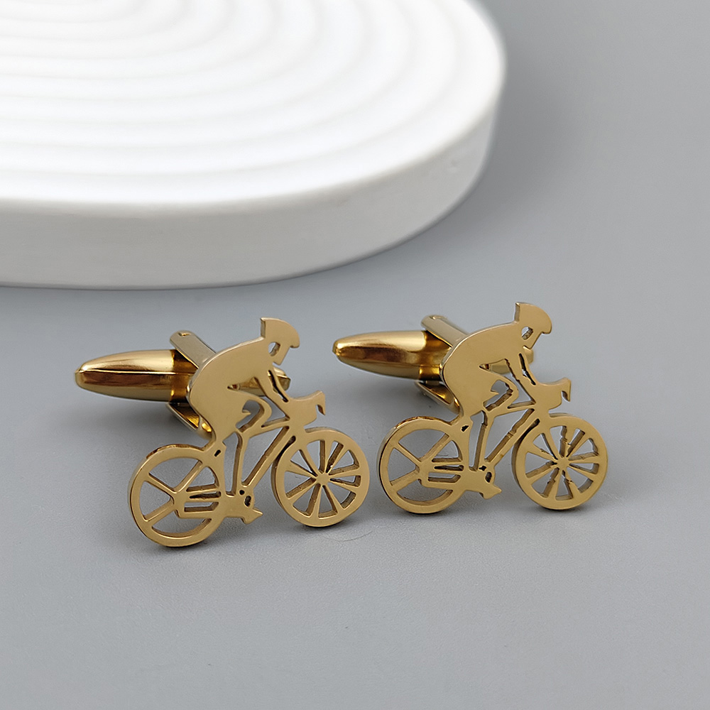Bicycle racer gold-plated cuff - Men Formal Wear Shirts recension och pris