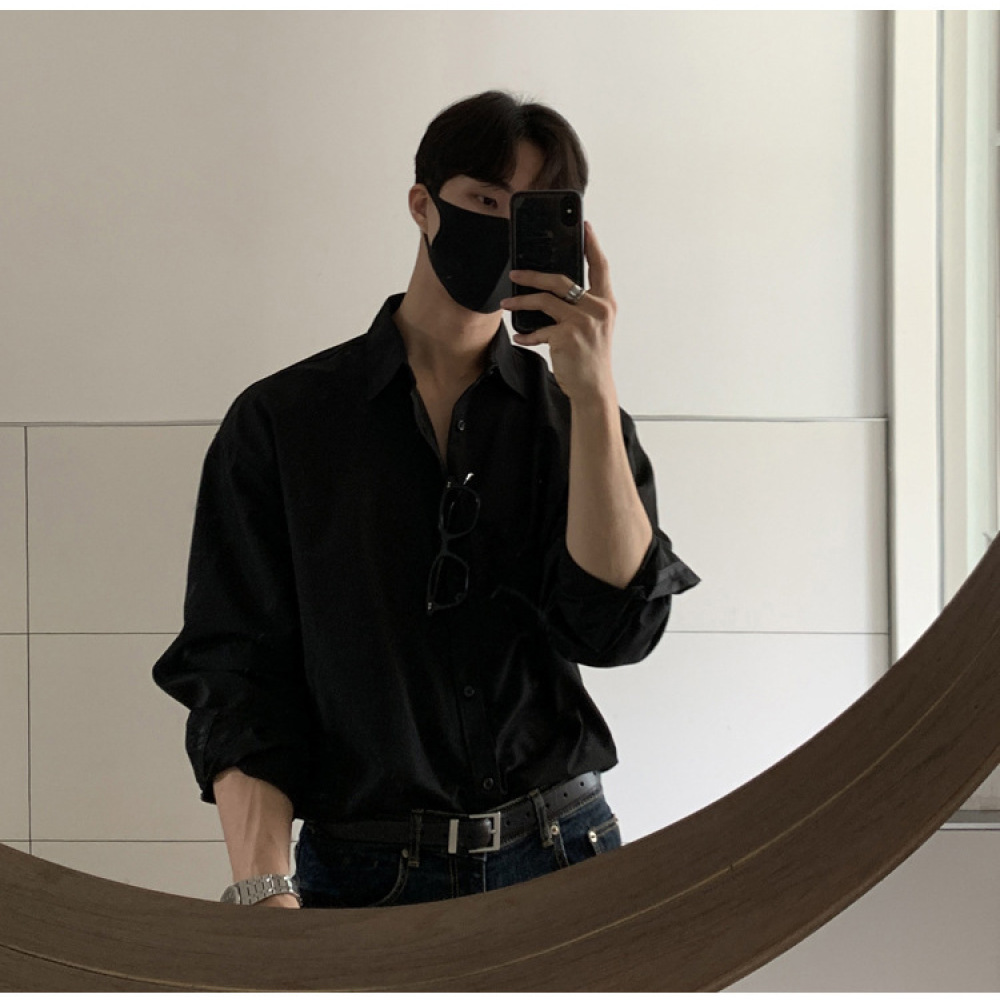 Mens Fashion Long Sleeve Shirt - Men Formal Wear Shirts recension och pris