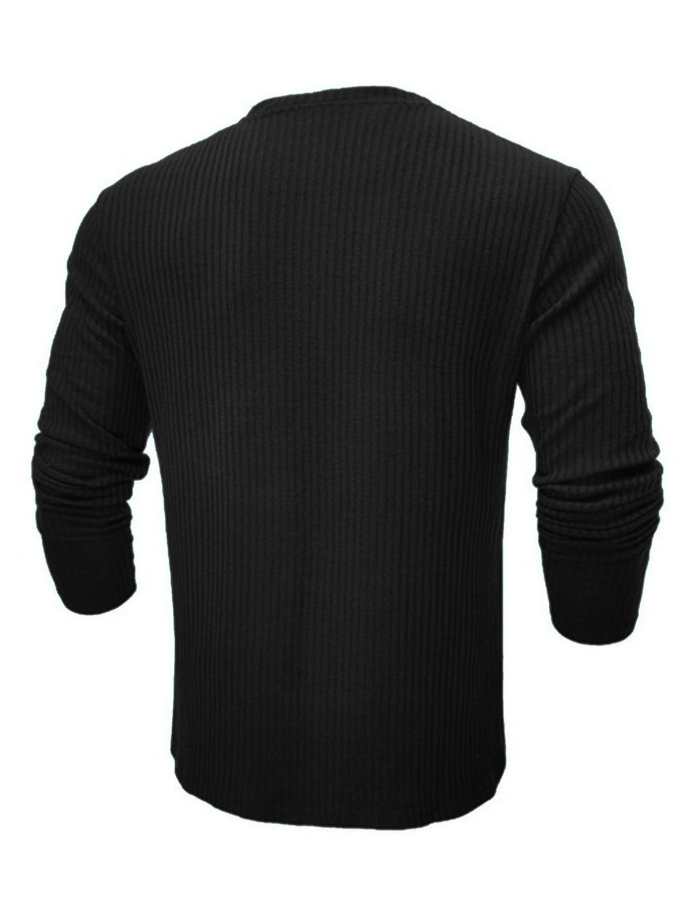 Men's Round Neck Long Sleeve K - Men Formal Wear Shirts recension och pris