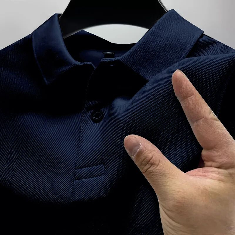 Men's Casual Polo Shirt Black  - Men Formal Wear Shirts recension och pris