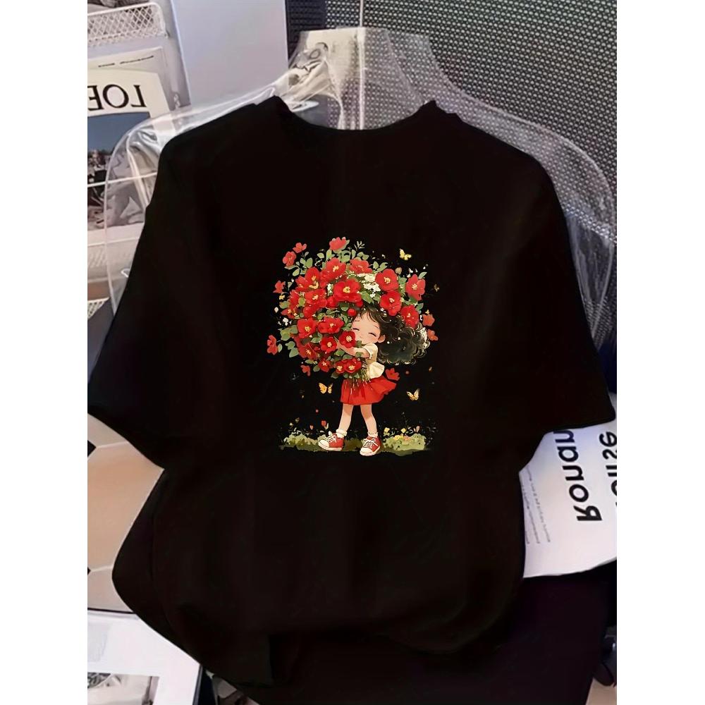 Ladies Y2K Floral Print T-Shir - Y2K Formal Wear Men recension och pris