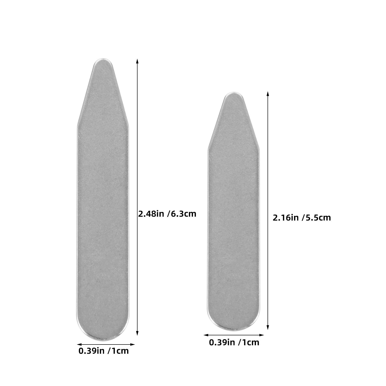 Stainless Steel Collar Stays f - Men Formal Wear Shirts recension och pris